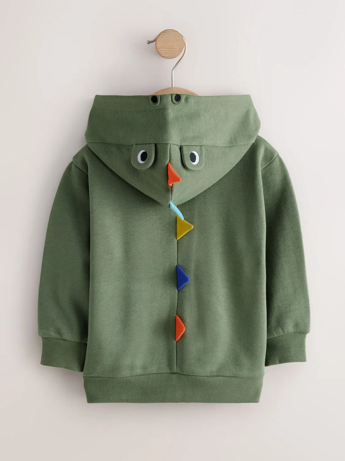 Худи на молнии, хлопковое, Khaki Green Next