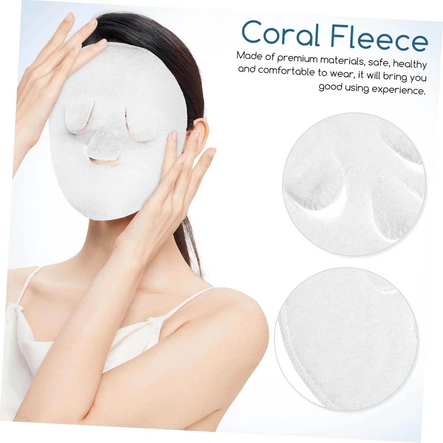 Полотенце для лица Hot Compress, 2 шт, WRITWAA, набор, 24x24 см, мультиколор — фото 4