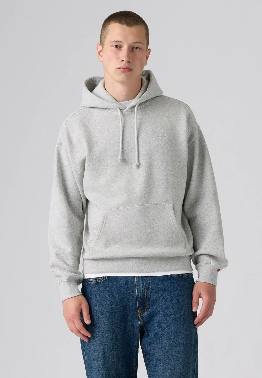 Оригинальная толстовка PO светло-серого цвета от HTR Bros Levi'S, Light Gray Htr Bros - Neutrals