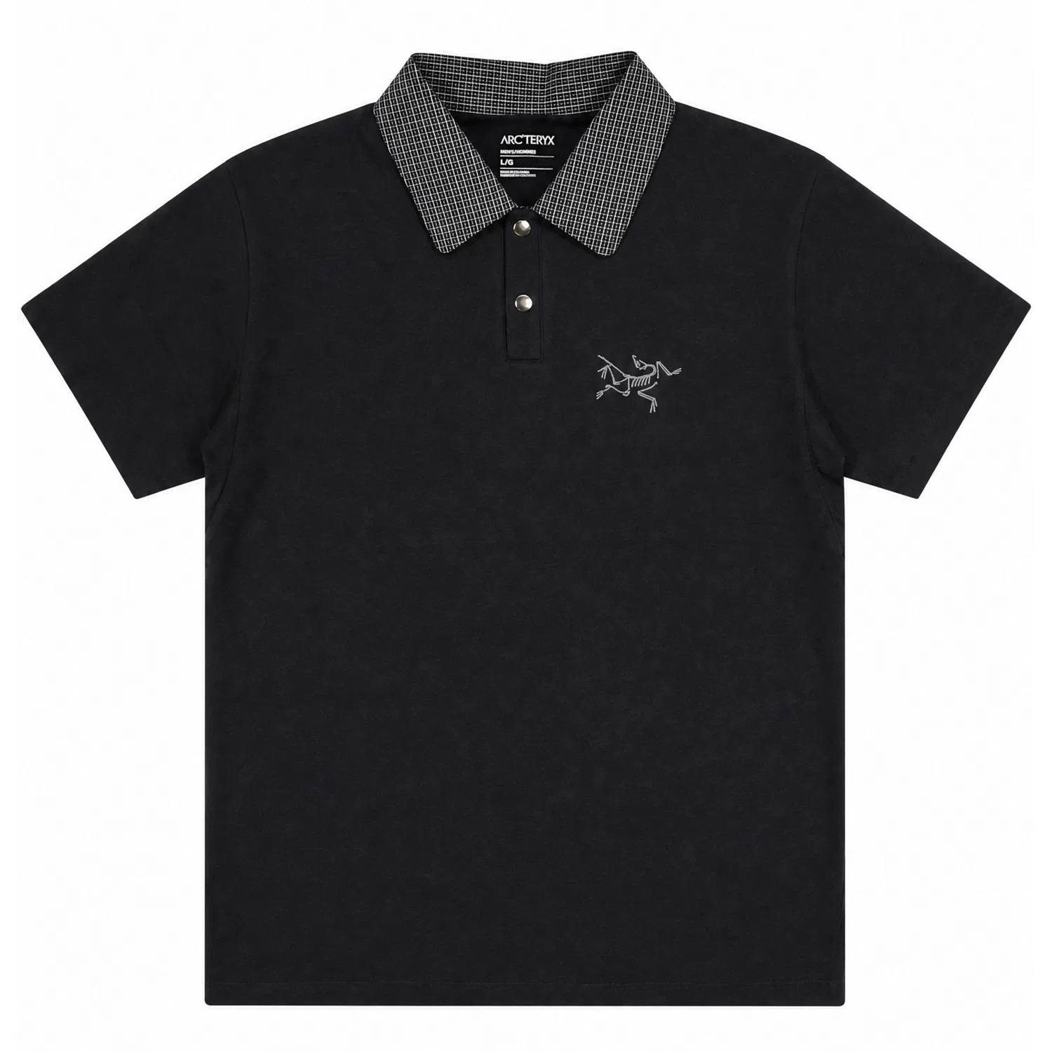 Футболка с поло-воротником Arcteryx, Black