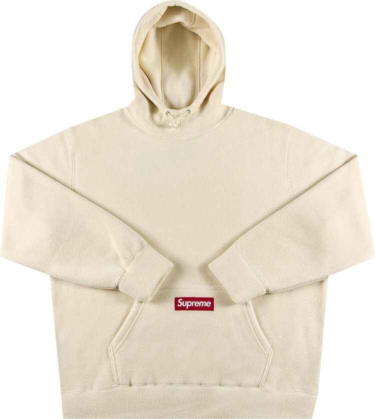 Толстовка Supreme Polartec Hooded Sweatshirt 'Natural', кремовый — фото 2