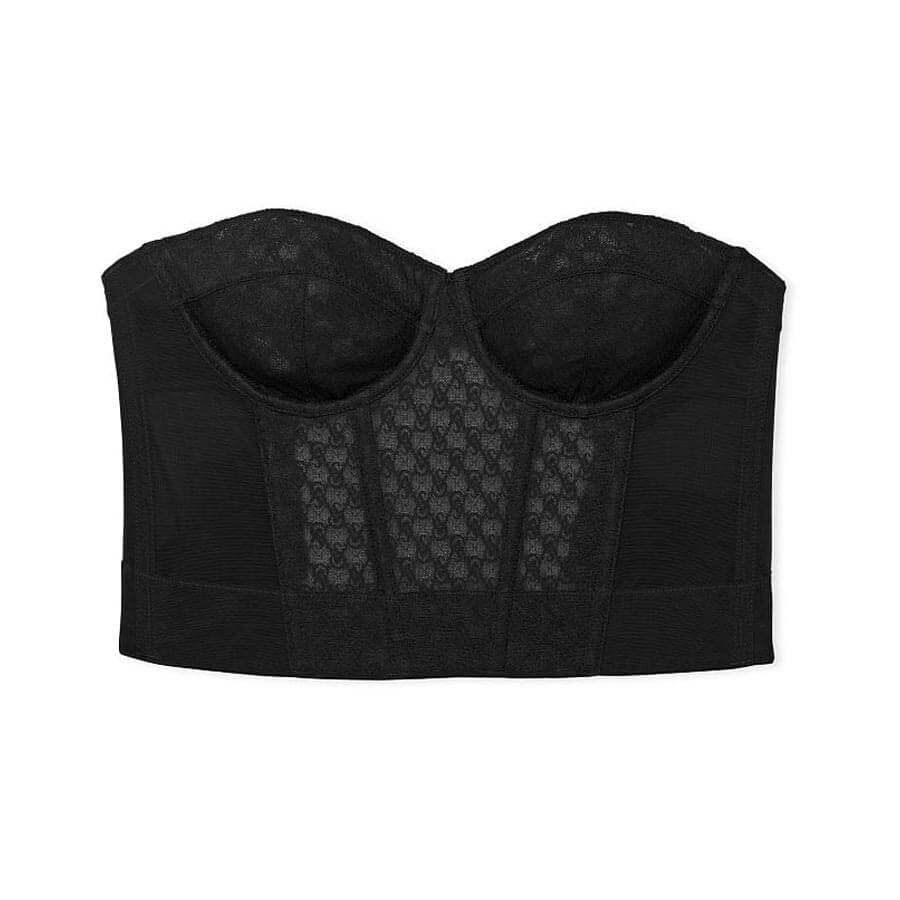 

Корсет Victoria's Secret Very Sexy Archives Monogram, черный