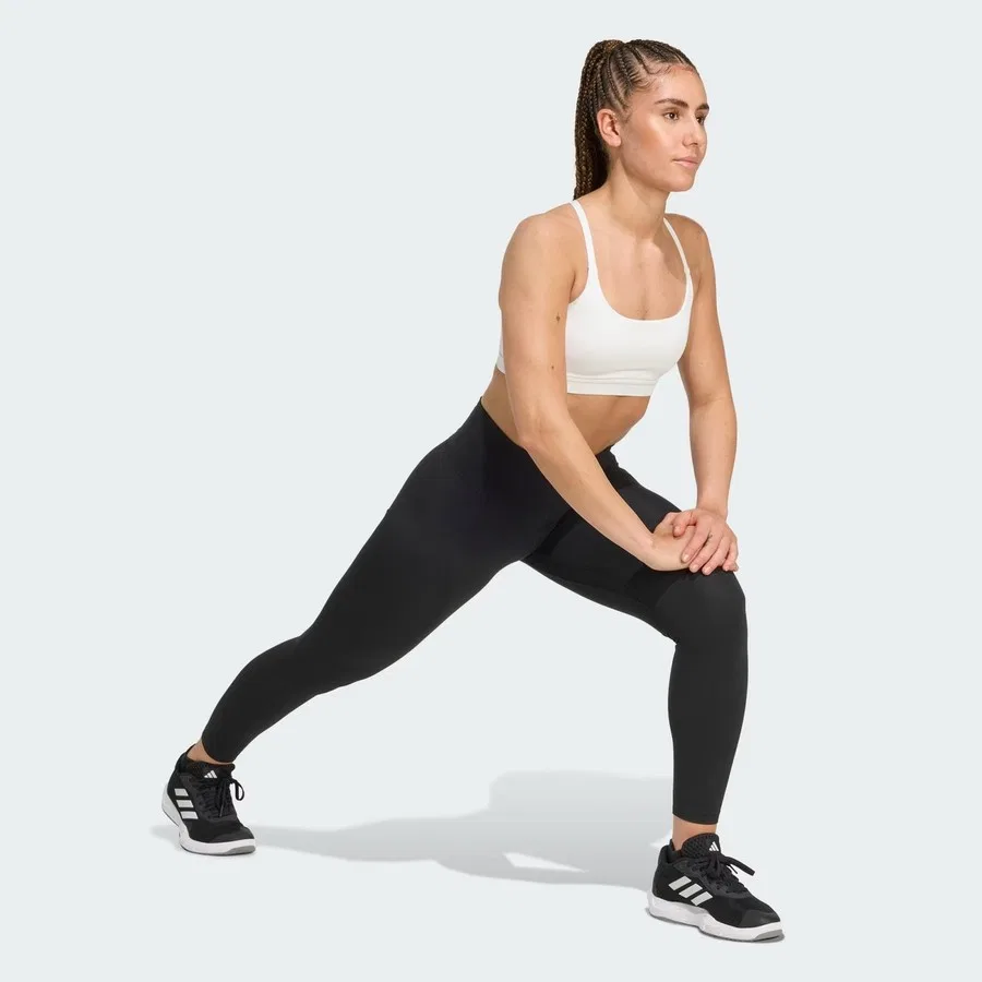 Женский спортивный бюстгальтер All Me adidas, Белый — фото 3