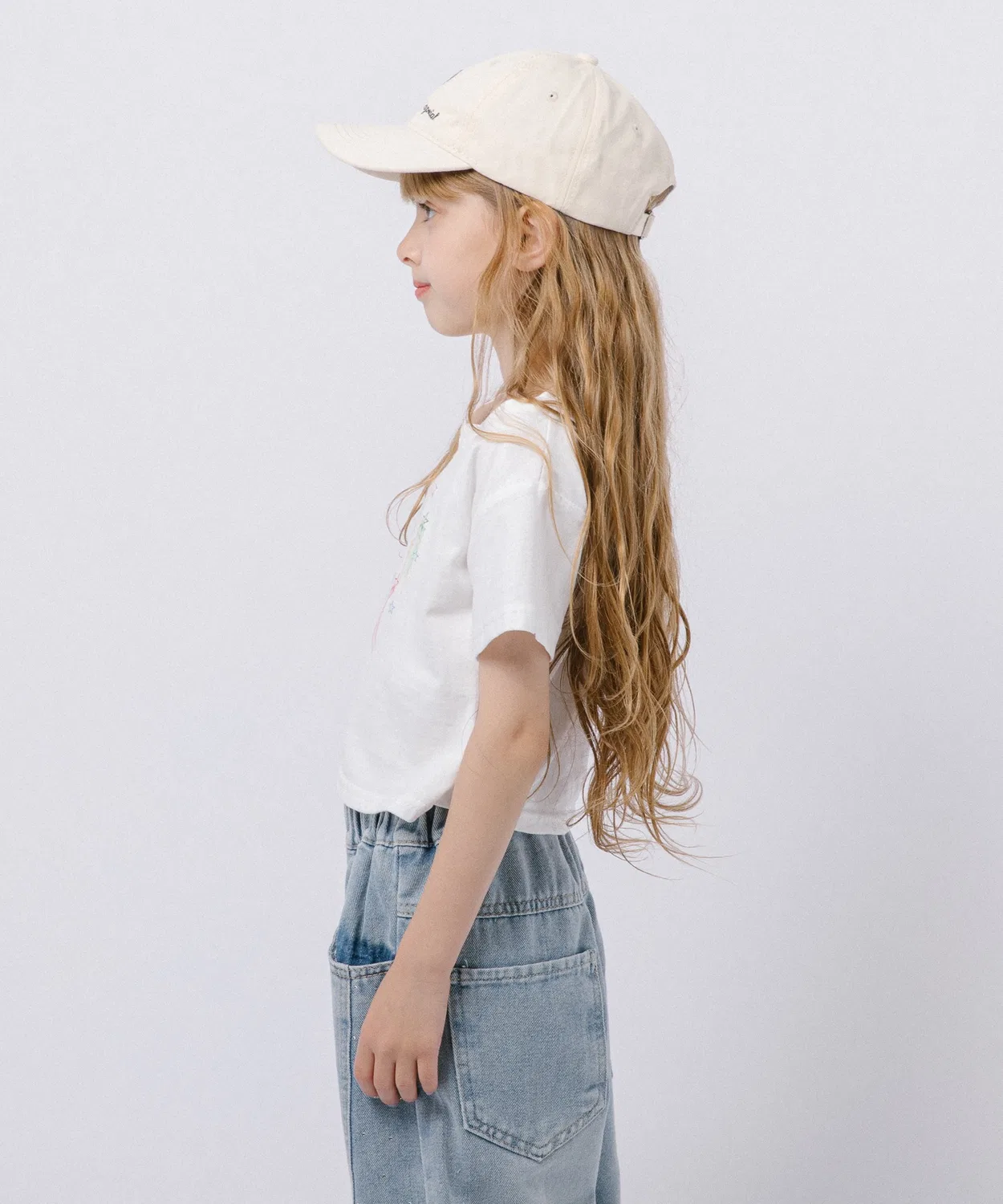 Детская футболка с принтом Pop Star Logo URBAN CHERRY, White — фото 4