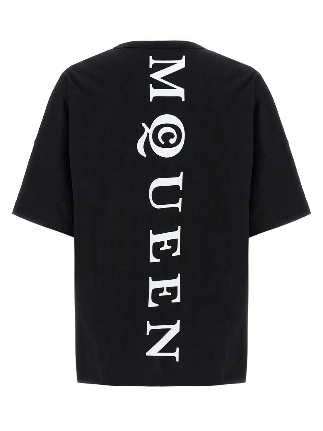 Мужская футболка с принтом логотипа Bicolor Cotton T-Shirt Alexander McQueen, Bicolor — фото 2