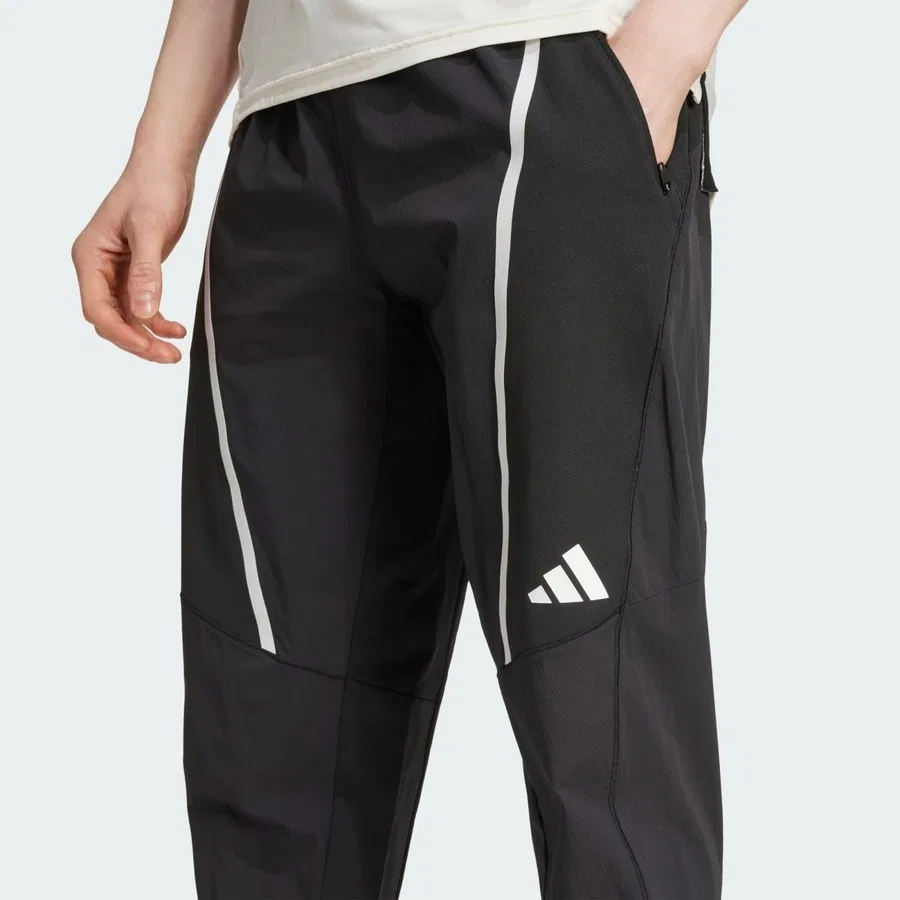 Спортивные брюки с принтом Designed-for-Training adidas, Черно-белый — фото 4