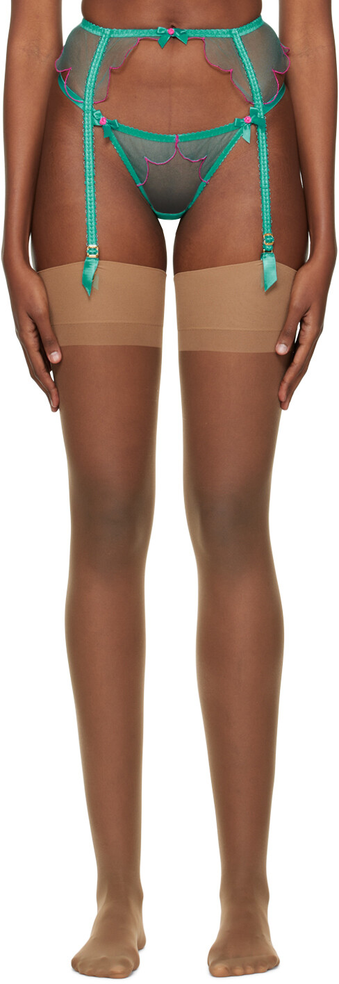 

Синий пояс для чулок Lorna Agent Provocateur, Коричневый, Синий пояс для чулок Lorna Agent Provocateur