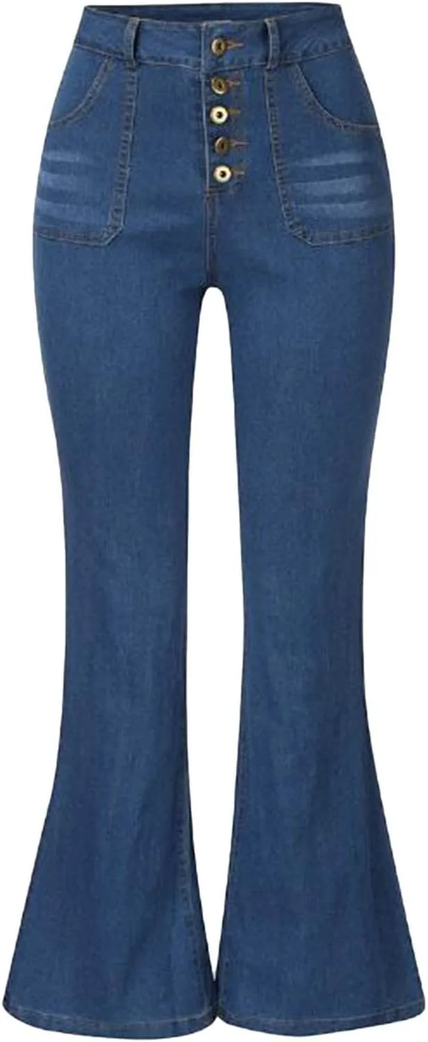 Джинсы для женщин High Waist с завышенной талией и эффектом slim — фото 3