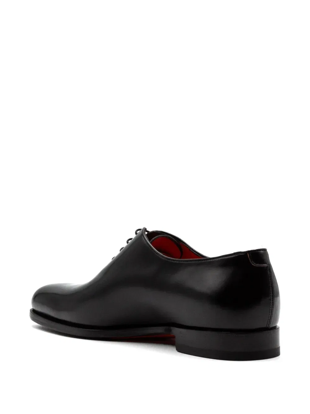 Оксфордские туфли на шнуровке Santoni, черный — фото 3