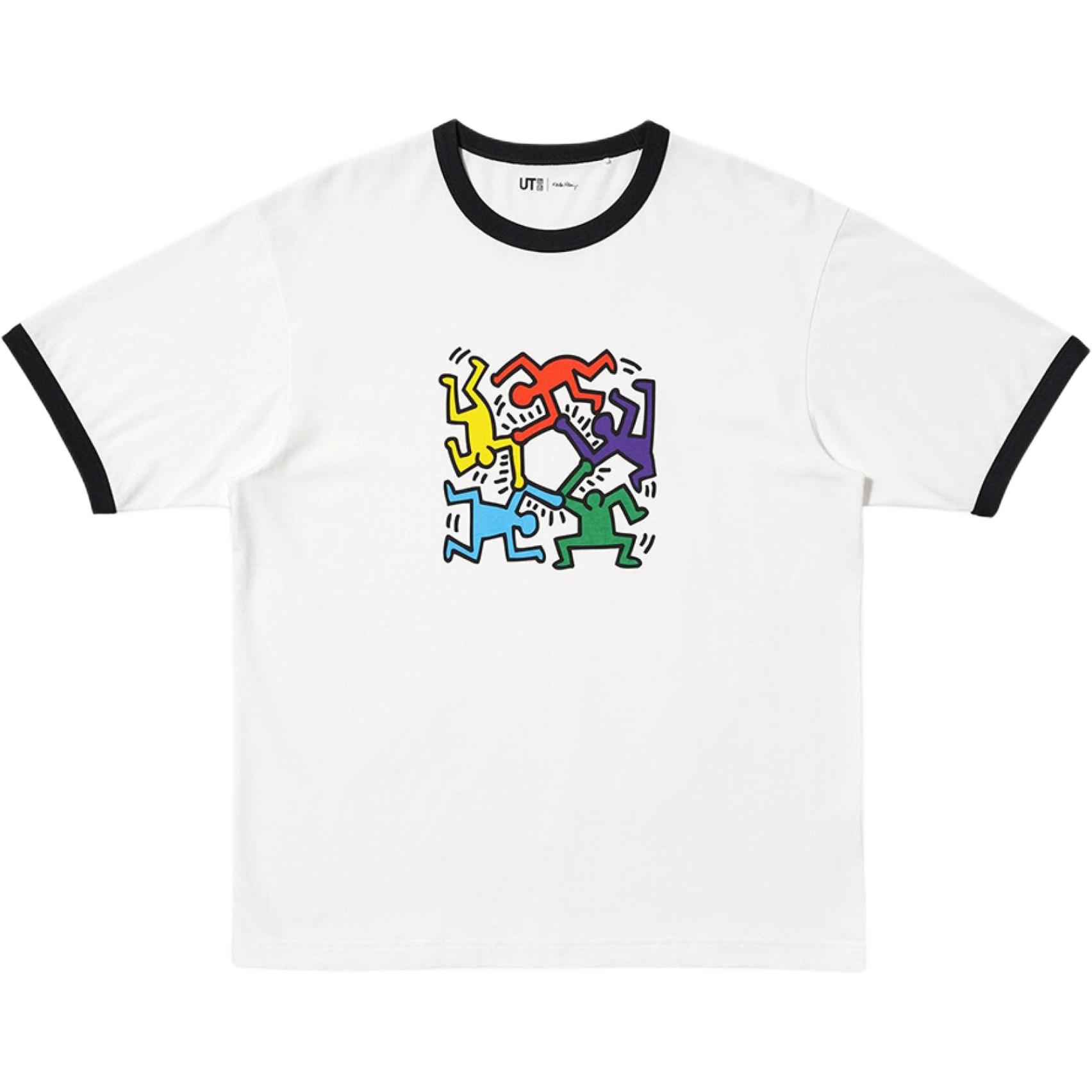 

Футболка Keith Haring FW25 мужская UNIQLO, белый