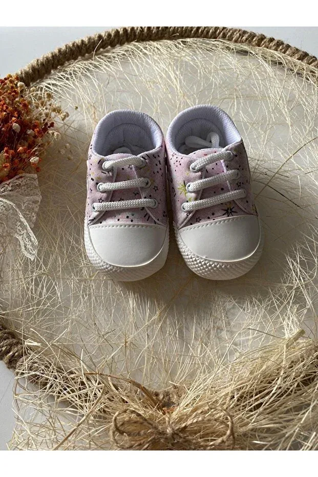 Детские тапочки для девочек с узором Party Star, Pamily Baby, Pink — фото 4