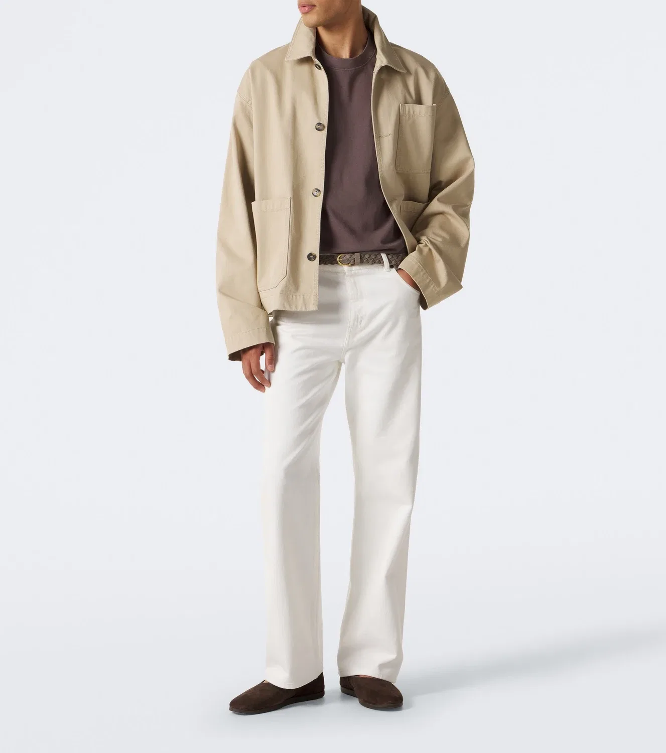 Футболка хлопковая с логотипом Jacquemus, коричневый — фото 2