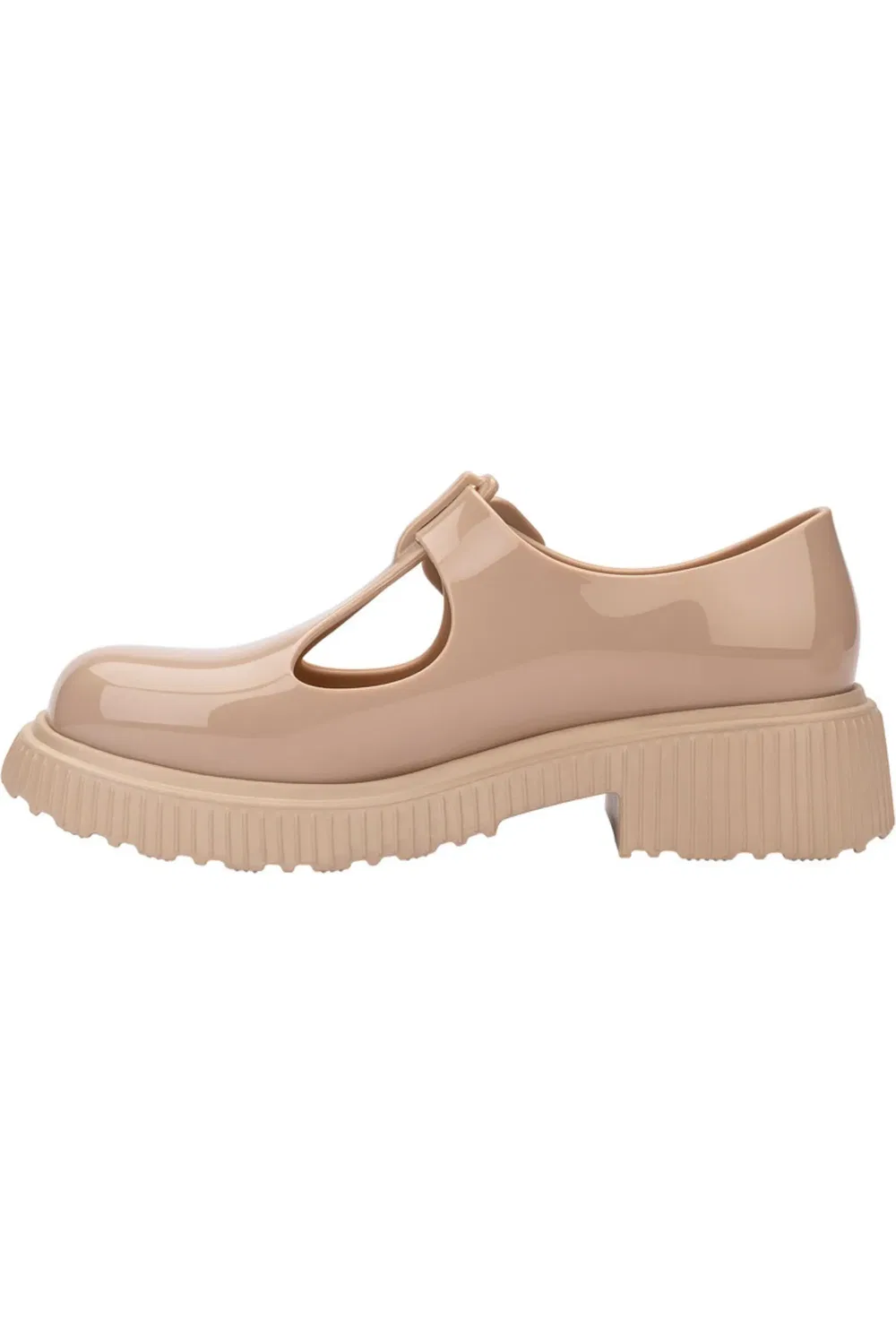 Детские сандалии T-strap с ароматом Jackie Mini Melissa, Beige Glit — фото 4