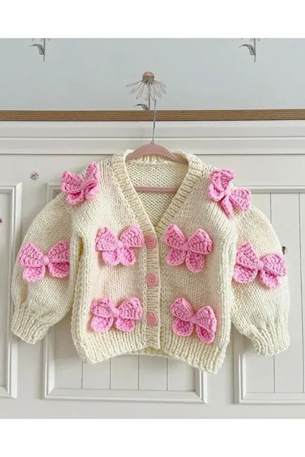 Детский кардиган для девочек хлопковый Generic Brands, Pink