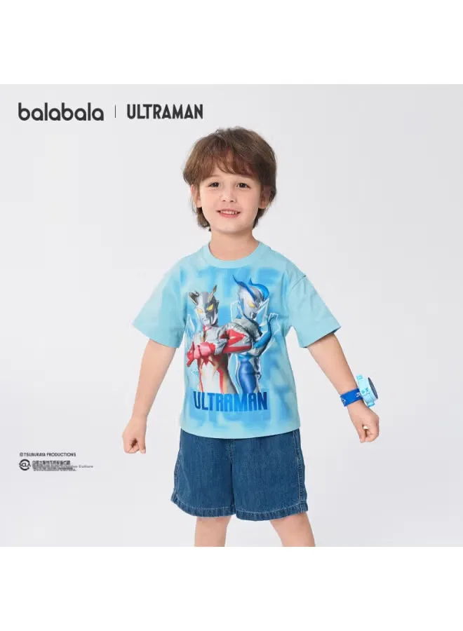 Футболка детская с коротким рукавом 25117208 Balabala, синий