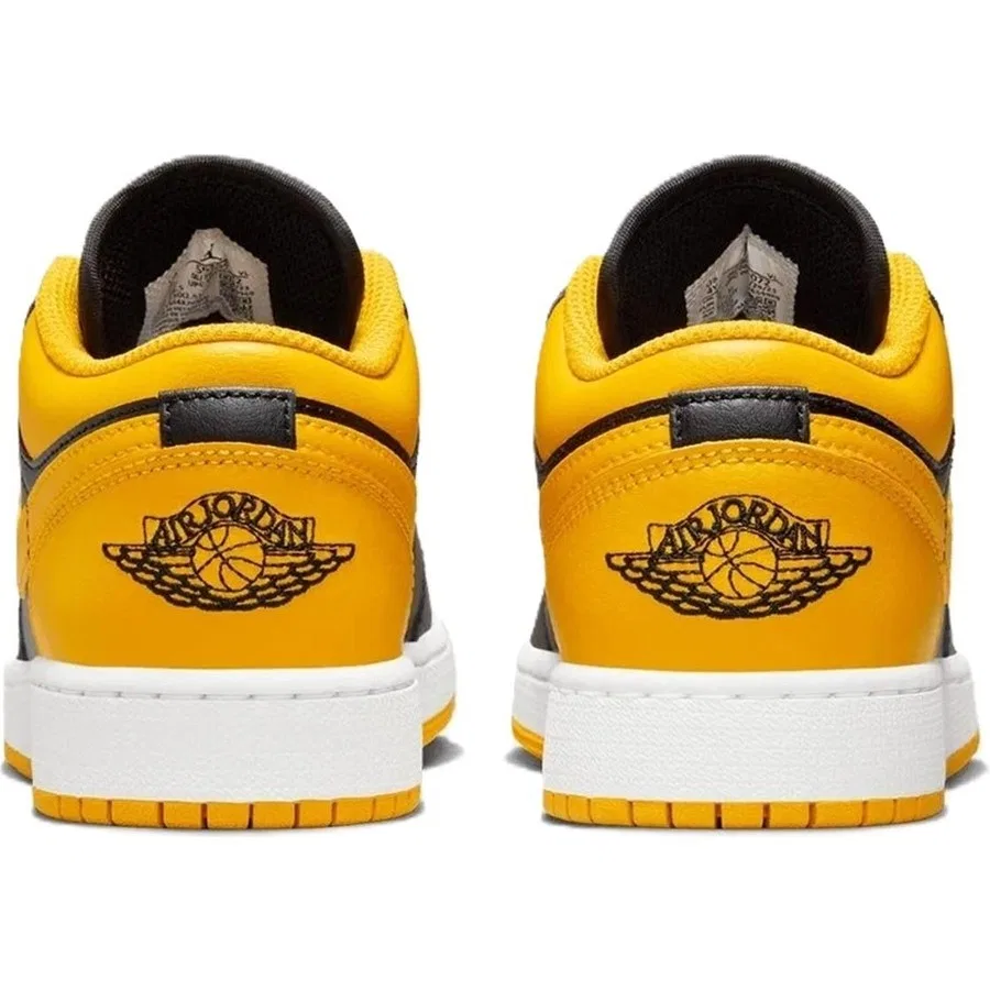 Кроссовки повседневные с кожаным верхом Air Jordan 1 Low Nike, Белый — фото 4