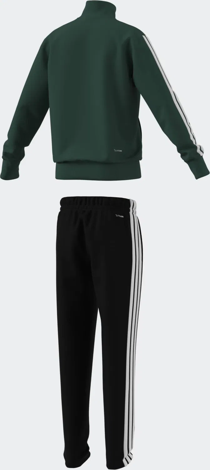 Спортивный костюм ADIDAS SPORTSWEAR 'Seasonal Essentials Tiberio' темно-зеленого цвета — фото 3