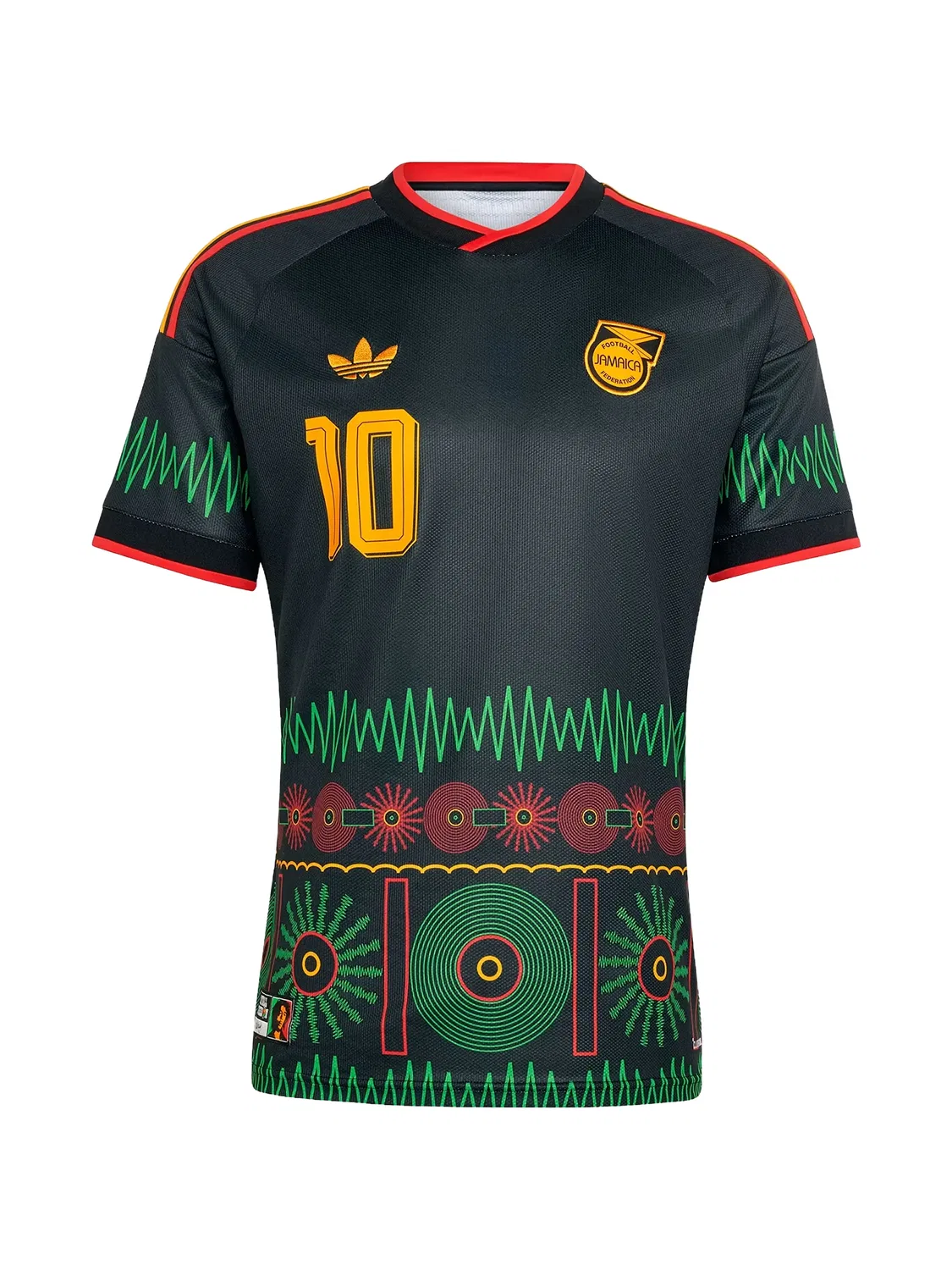 Топ из коллаборации с Jamaica 26 и Bob Marley Adidas, черный