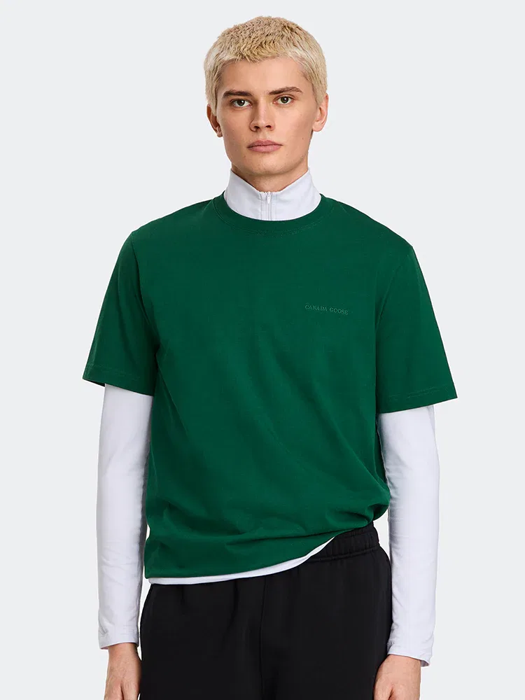 Футболка с принтом Vintage CANADA GOOSE, Green