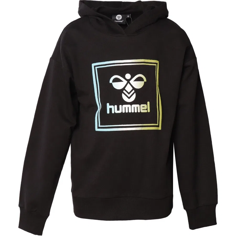 Детский свитшот с капюшоном Leiden Hummel, Черный