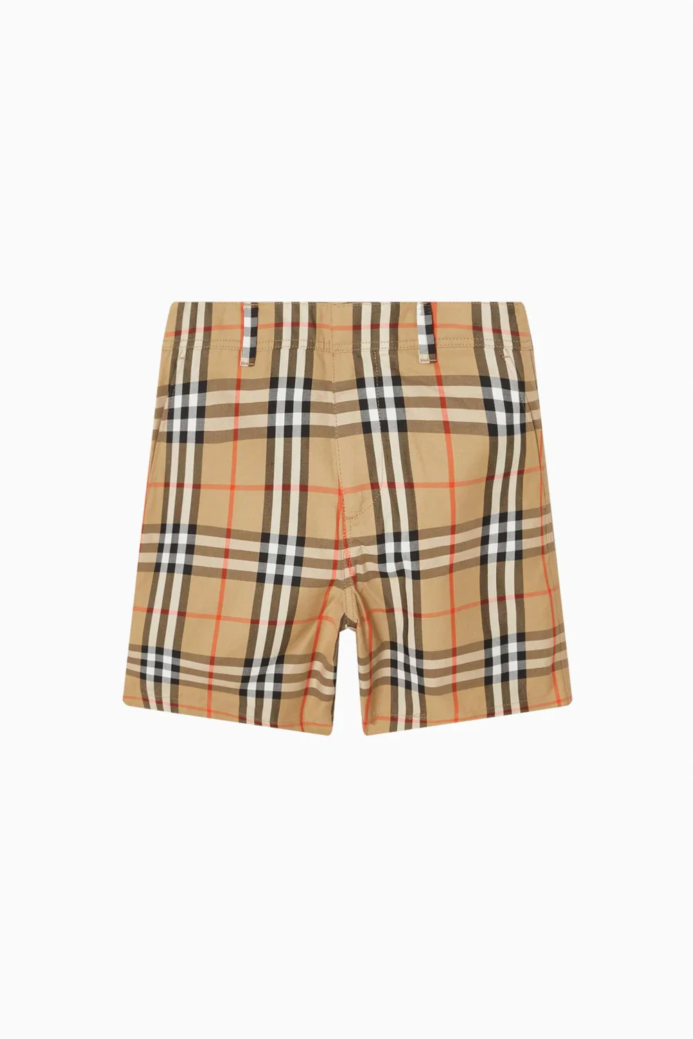 Шорты клетчатые Burberry, бежевый
