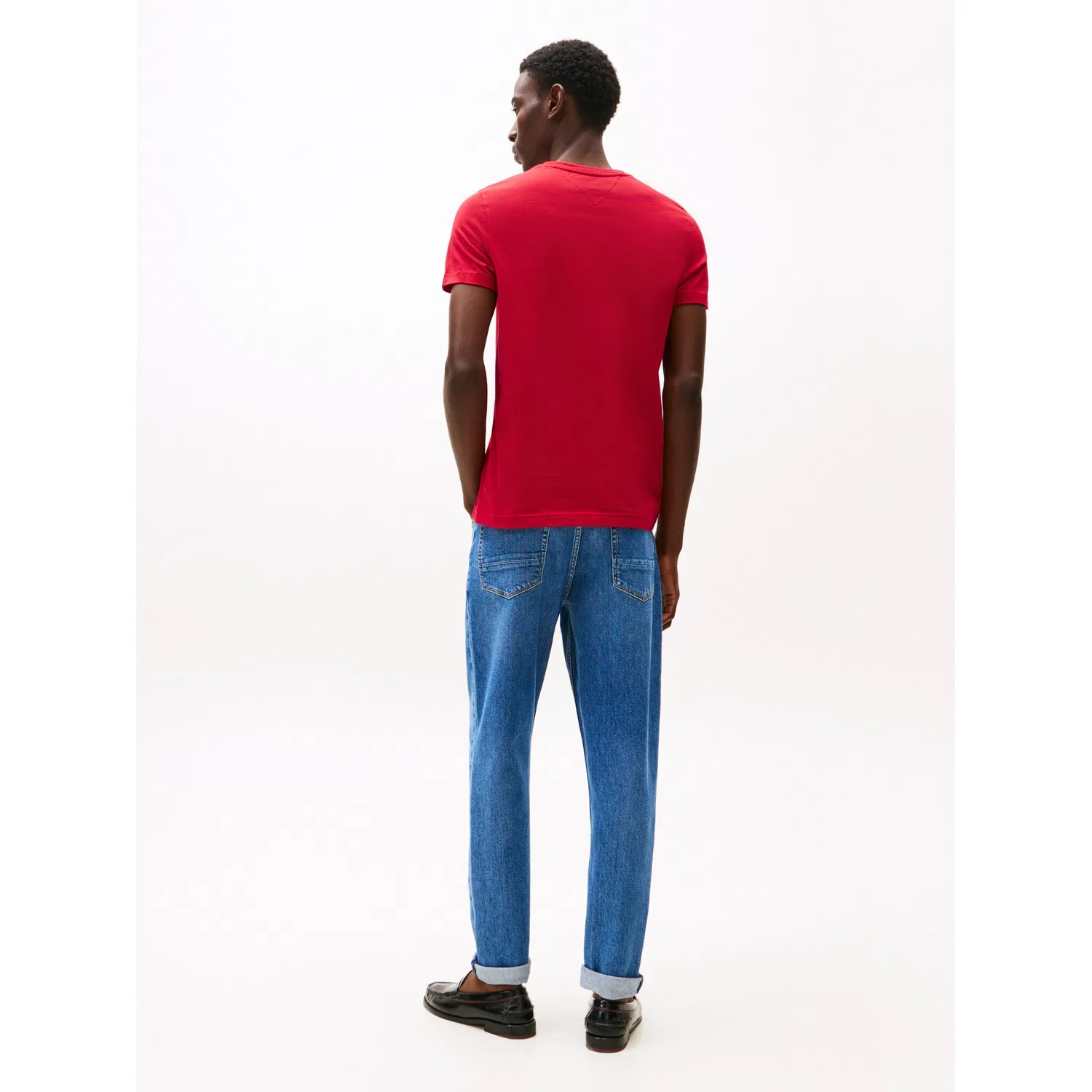 Мужская футболка из хлопка Tommy Hilfiger, Medium Red — фото 3