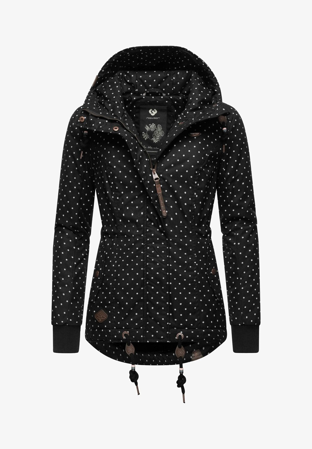 

Пальто зимнее Ragwear с капюшоном, черный