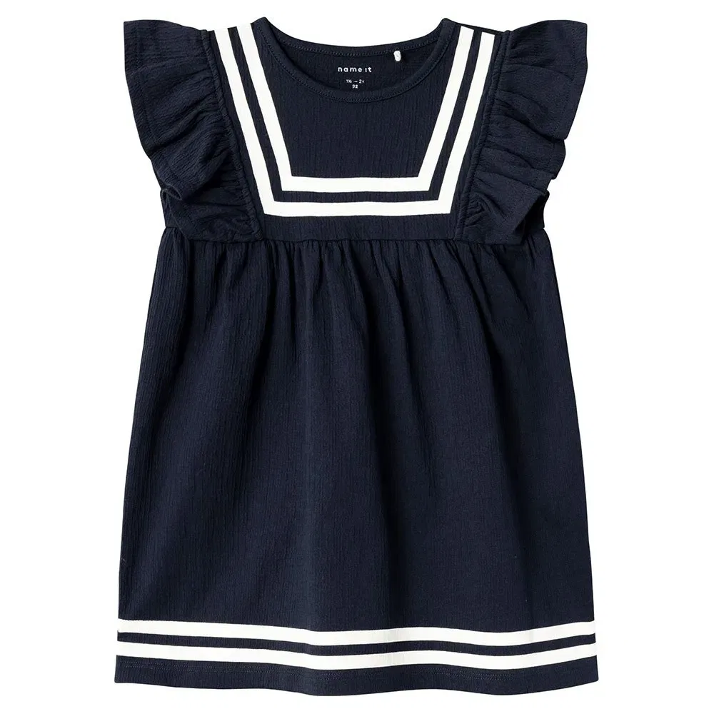 Детское платье для девочек с воланами без рукавов Dasine SL Name it, Blue