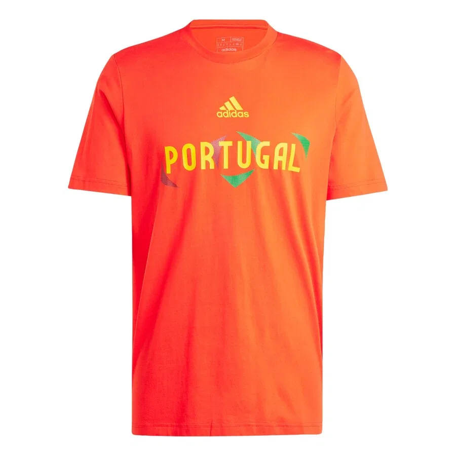 Футболка ADIDAS PERFORMANCE 'UEFA EURO24 Portugal' красного цвета