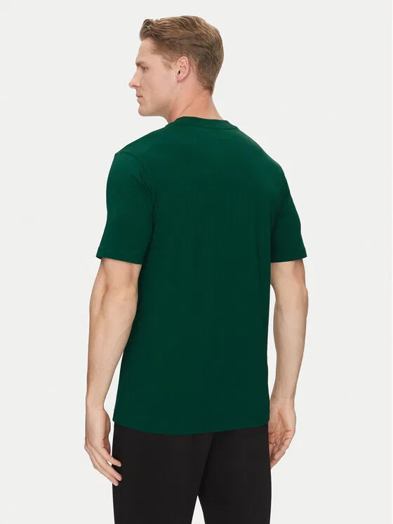 Футболка regular fit Essentials Big Logo Adidas, зеленый — фото 3