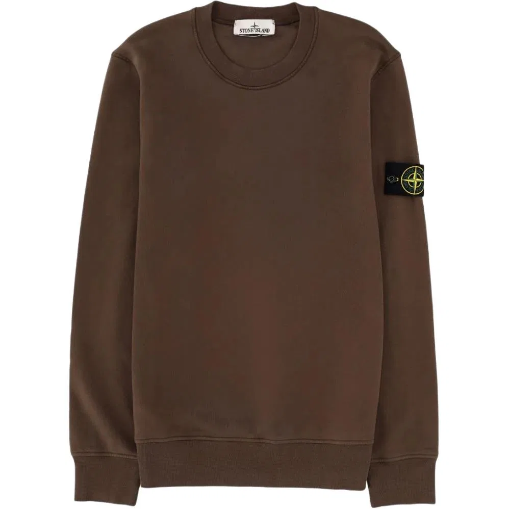 Мужской свитшот с принтом Stone Island, Brown