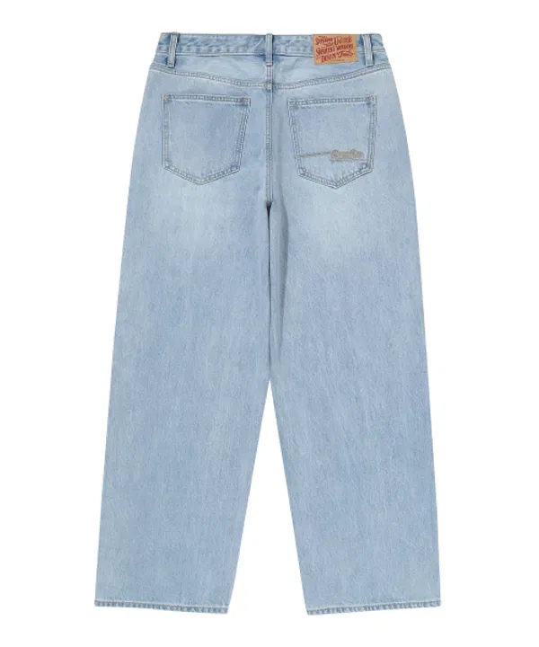 Джинсы широкие Iconic, Superdry, Light Indigo — фото 2