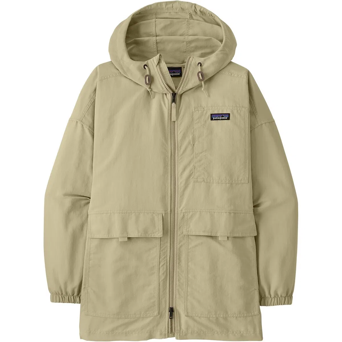 Женская ветровка из переработанного нейлона Skysail unlined parka Patagonia, Weathered Stone