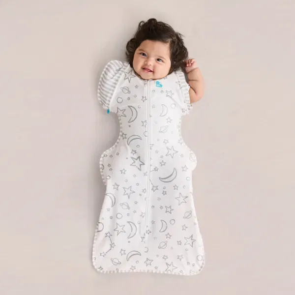 Уютный комбинезон-кокон для новорожденных, звезды и луна, Swaddle Up — фото 2