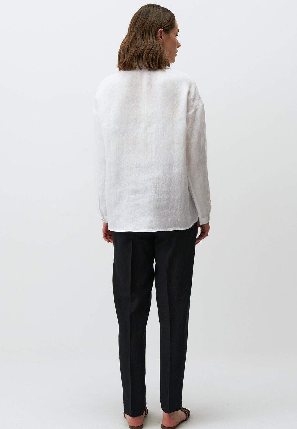 

Блузка на пуговицах LONG SLEEVE BASIC Jimmy Key, белый