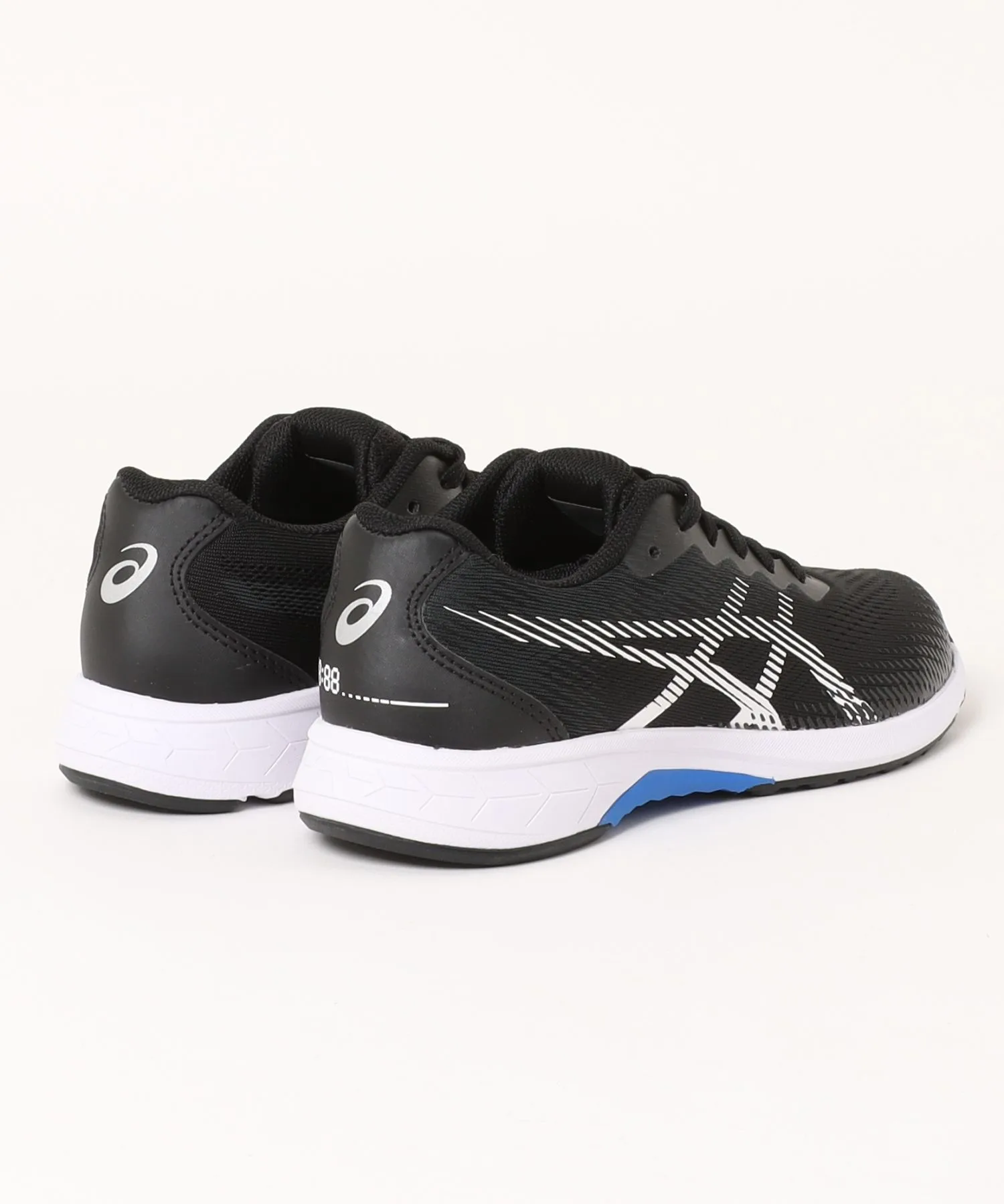 Детские кроссовки для бега LAZERBEAM RJ ASICS чёрно-белые — фото 2