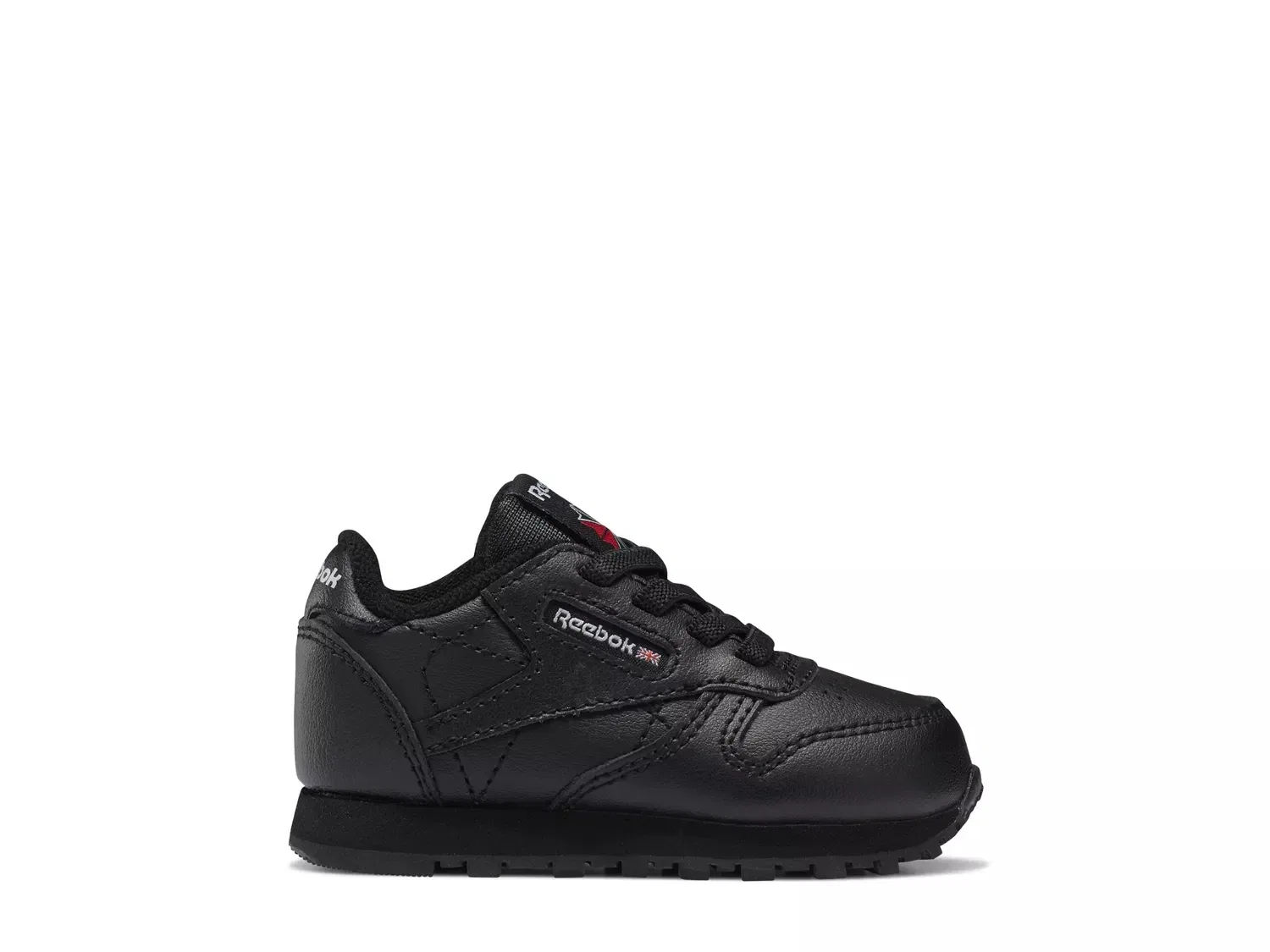 Кроссовки повседневные Classic Leather Slip-On, Reebok, черный