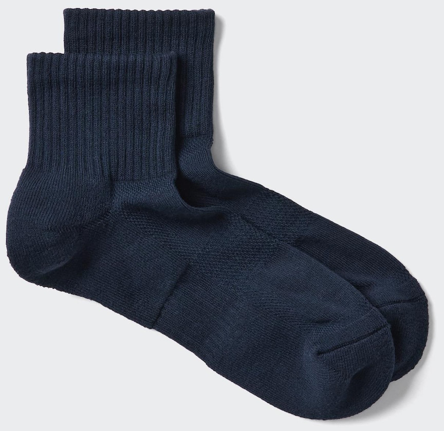 Носки Uniqlo Pile Half, 69 темно-синий