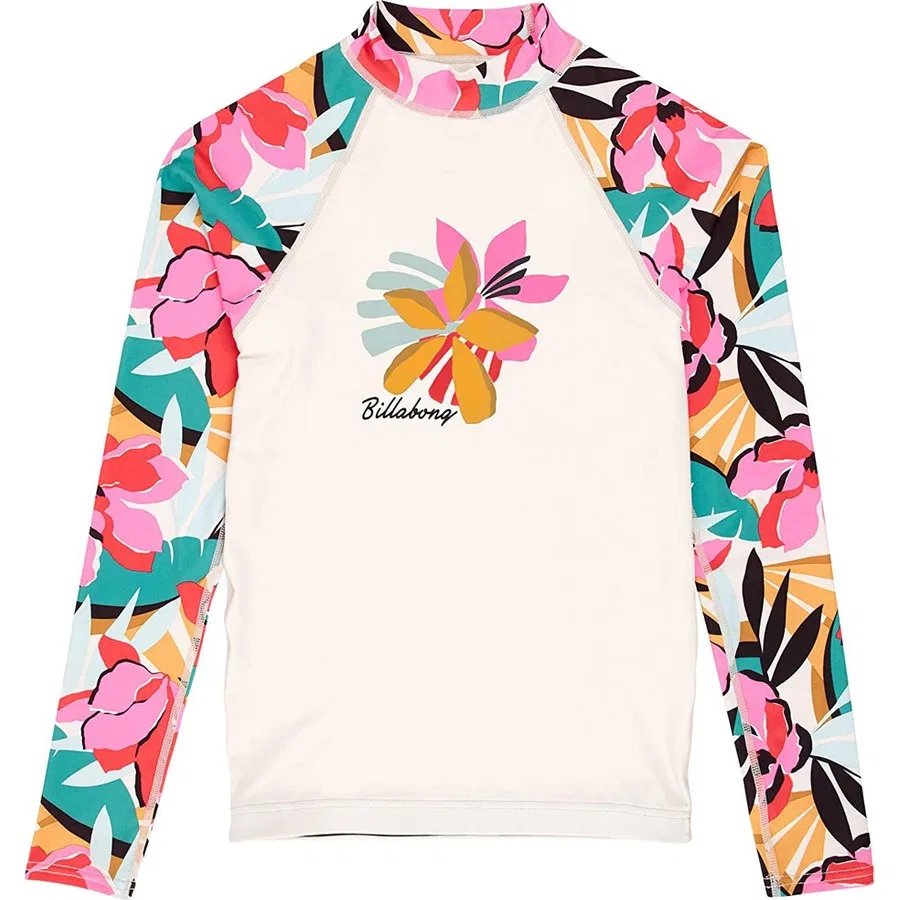 Детская футболка с длинным рукавом Arty Ns Lycra Billabong, Розовый