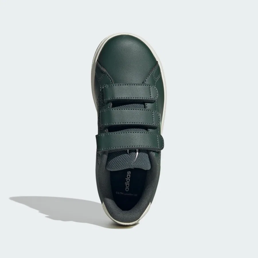 Детские кроссовки с принтом Grogu Star Wars Advantage adidas, Сине-белый — фото 4
