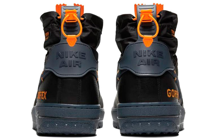 Кроссовки Nike Air Force 1 Winter Gore-Tex, черный/темно-синий — фото 4