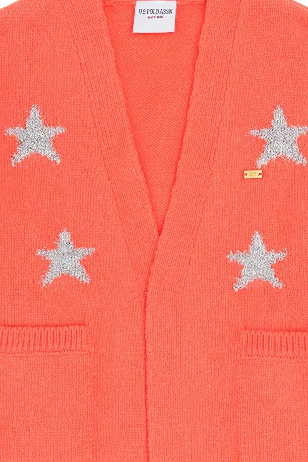 Детский вязаное кардиган с V-образным вырезом U.S. Polo Assn., Multicolor — фото 3