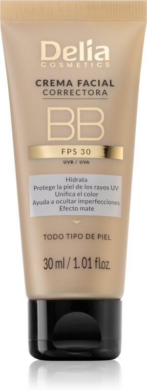 

Тонизирующий крем для лица SPF 30 Delia Cosmetics BB