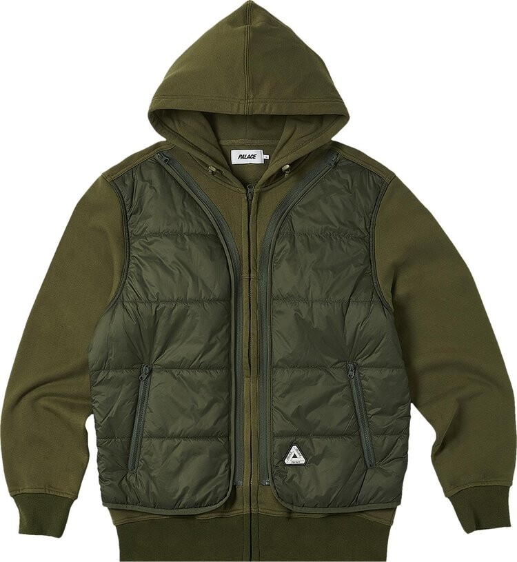 

Толстовка Palace Tactical Zip Hood 'The Deep Green', зеленый