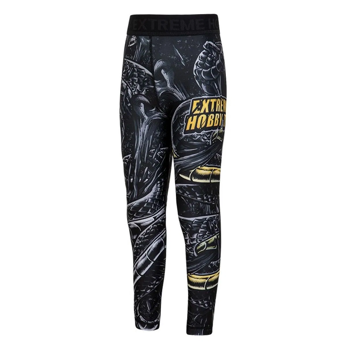 Детские термоактивные леггинсы Extreme Hobby BONE CRUSHER, Schwarz