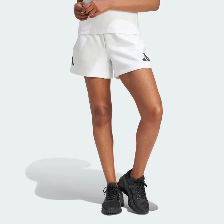 Шорты спортивные с утяжкой Z.N.E. adidas, Белый