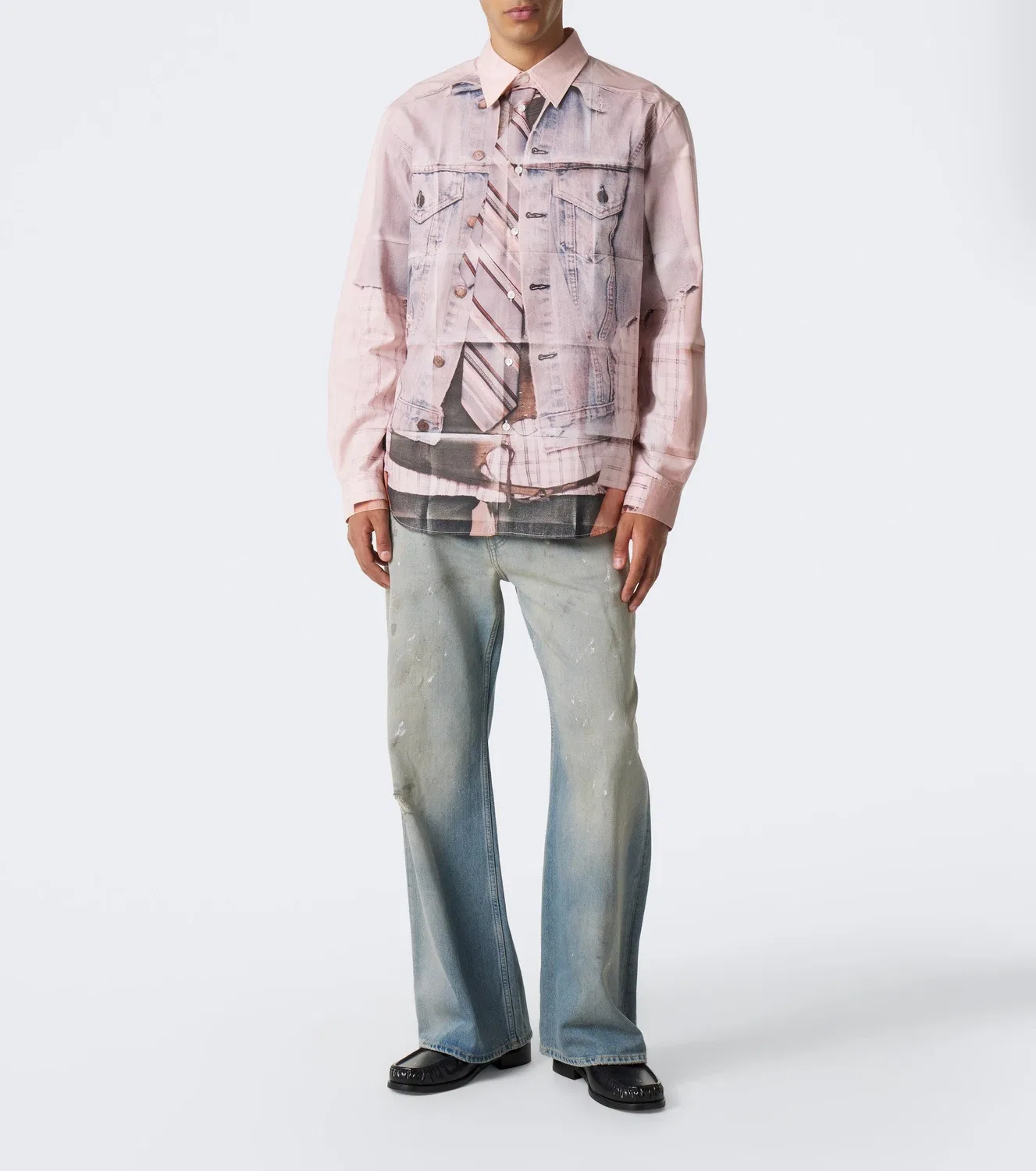 Рубашка с длинным рукавом Acne Studios, мультиколор — фото 2