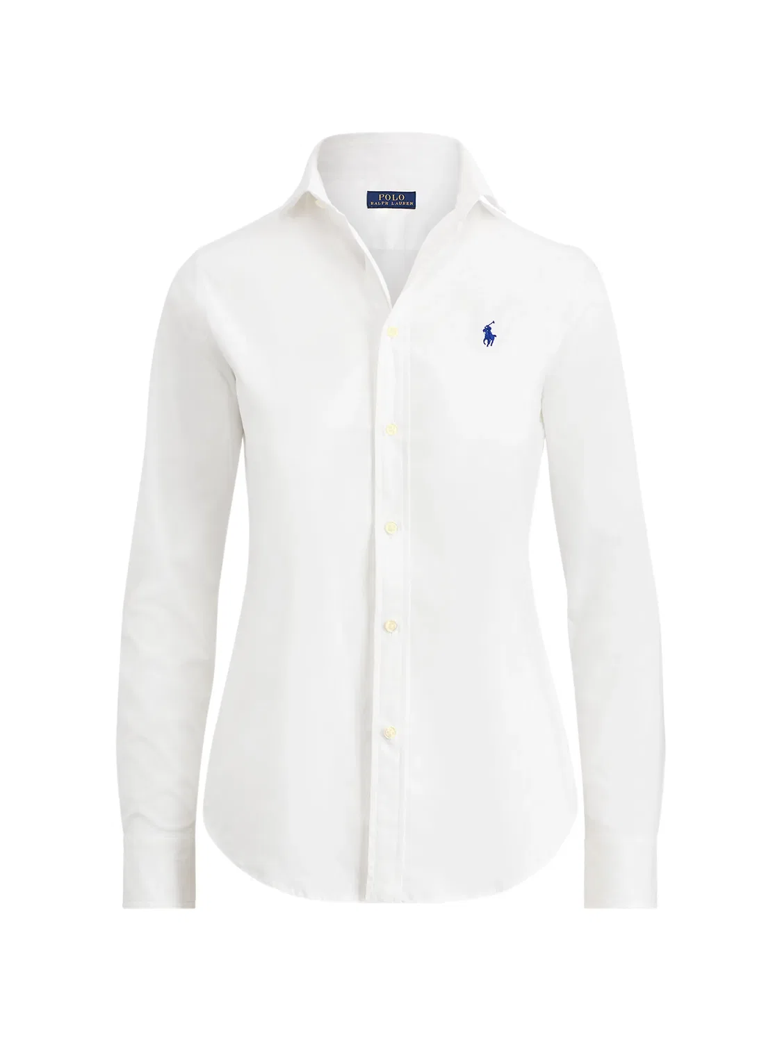Рубашка белая с пуговицами Polo Ralph Lauren, белый