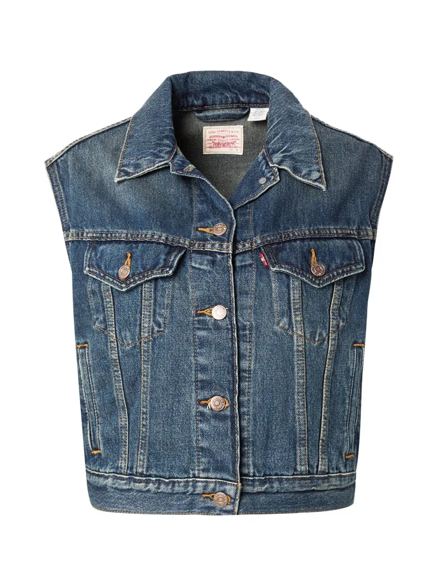 Жилет LEVI'S 'SHRUNKEN 90S' темно-синего цвета