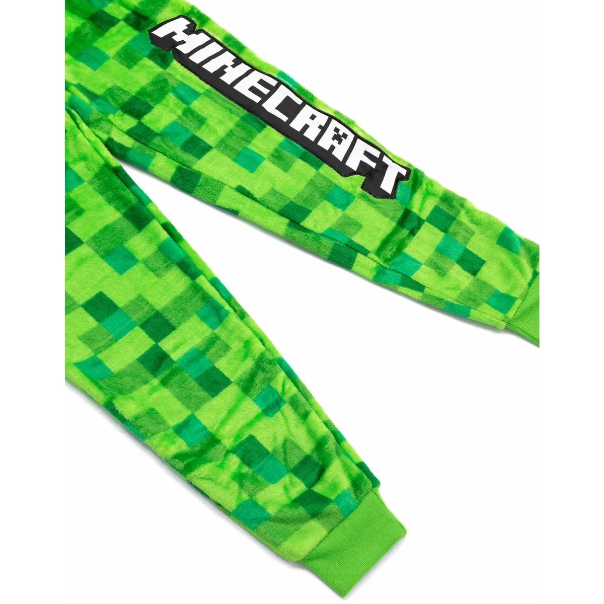 Детский комбинезон-унисекс с принтом Pixelate Creeper Minecraft, Green — фото 3